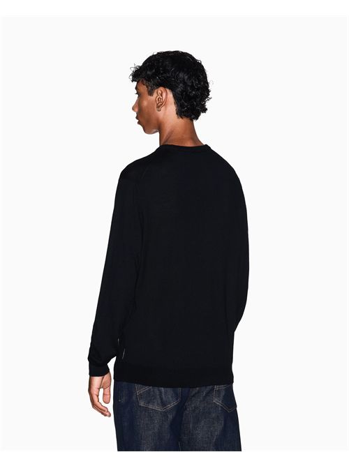 Mage girocollo in lana merino ARMANI EXCHANGE | 8NZM3AZM8AZ/1200